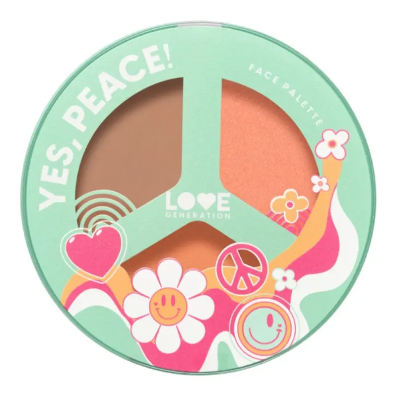 Love Generation Палетка для лица / Face Palette Yes, Peace! тон 03 9,6 г