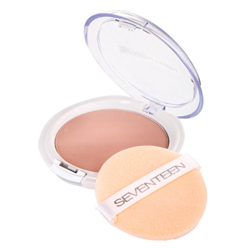 Seventeen Компактная пудра д/лица с Алоэ Вера SPF15 Natural Silky Transparent Compact Powder 07 средня