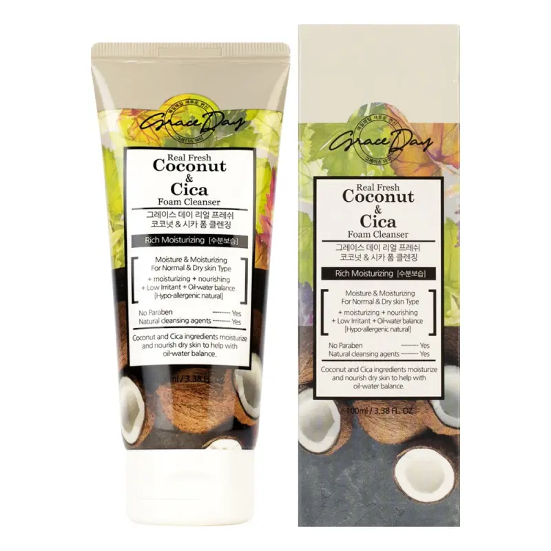 GRACEDAY REAL FRESH COCONUT & CICA FOAM CLEANSING
