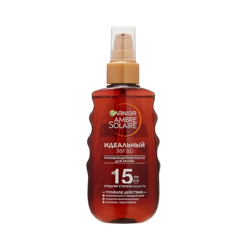 Garnier Аmbre Solar Масло - спрей СПФ15 150 мл