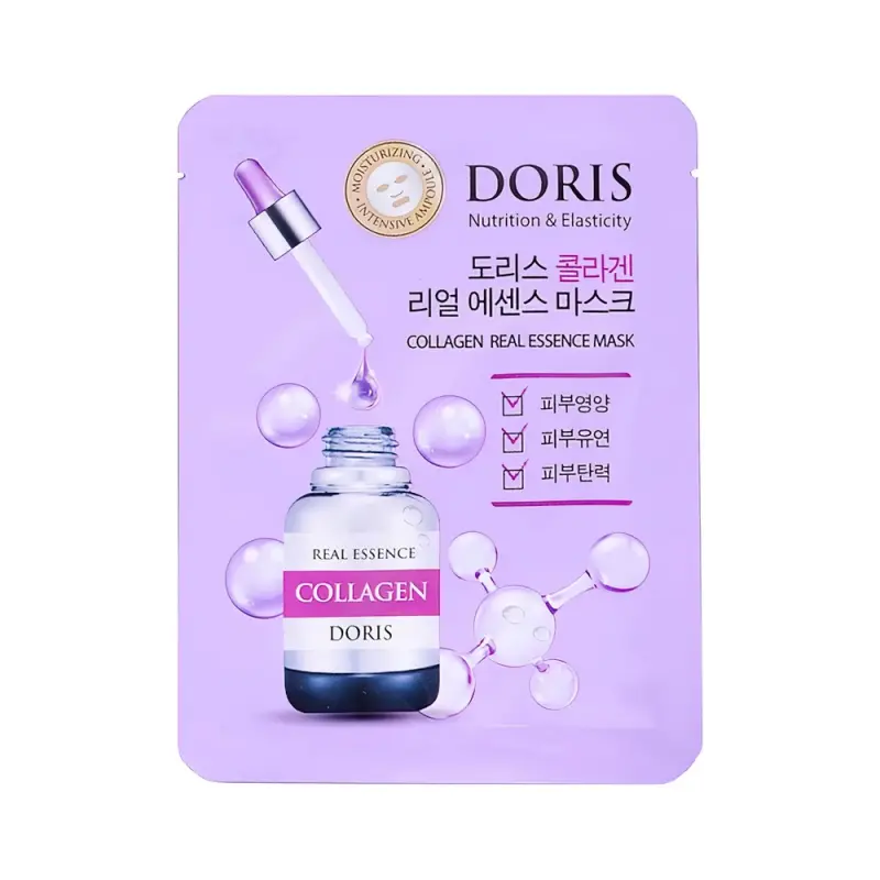 JiGOTT DORIS Тканевая маска  COLLAGEN REAL ESSENCE MASK
