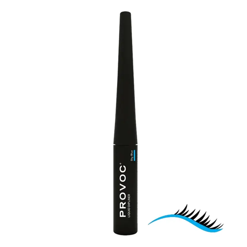 PROVOC LIQUID DIPLINER Sky Blue Суперстойкая подводка для глаз DP03