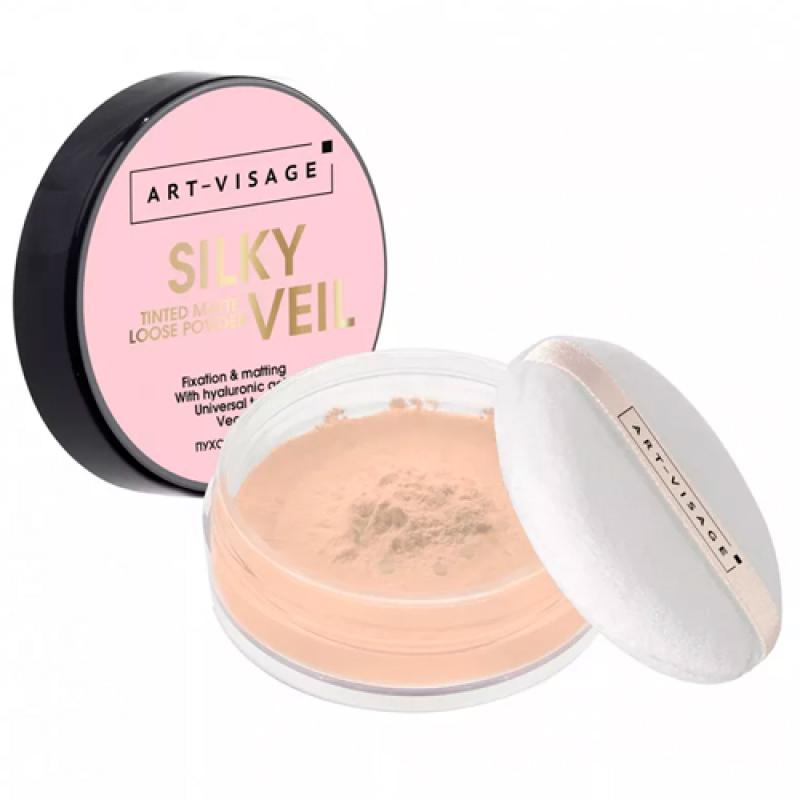Art Visage Пудра рассыпчатая SILKY VEIL 302 матирующая телесная