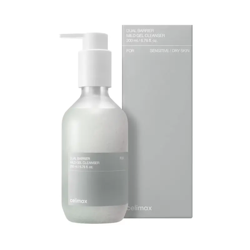 Celimax Dual Barrier Mild Gel Cleanser  Мягкий гелевый очищающий гель Dual Barrier 200 мл