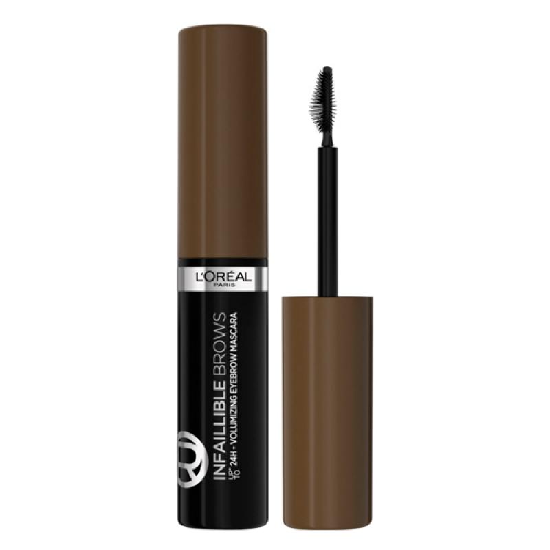 Тушь для бровей INFAILLIBLE Brows Volumizing Mascara, оттенок 1, черное дерево