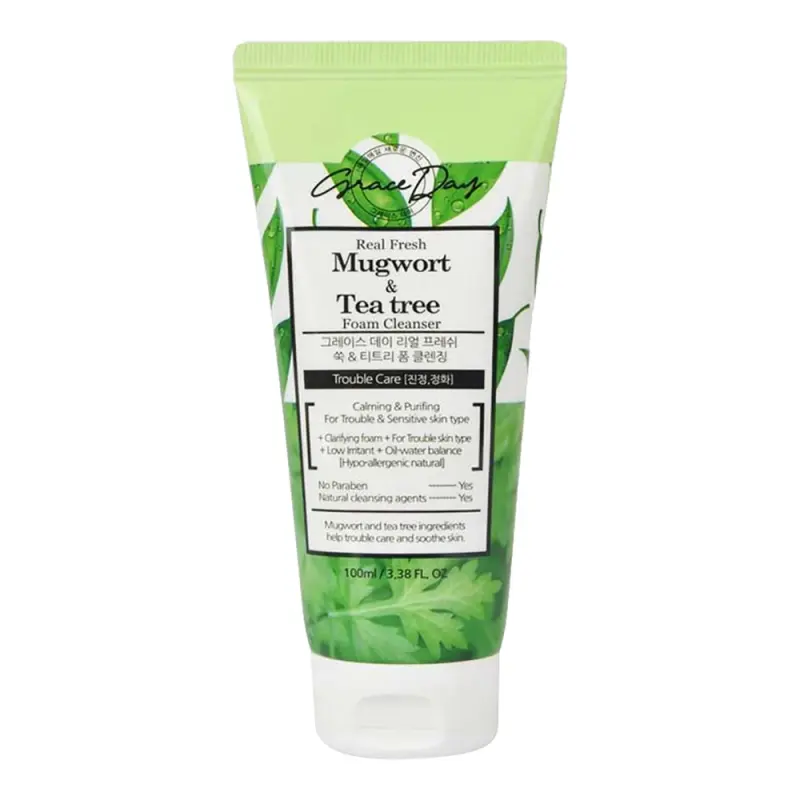 GRACEDAY REAL FRESH MUGWORT & TEA TREE FOAM CLEANSING