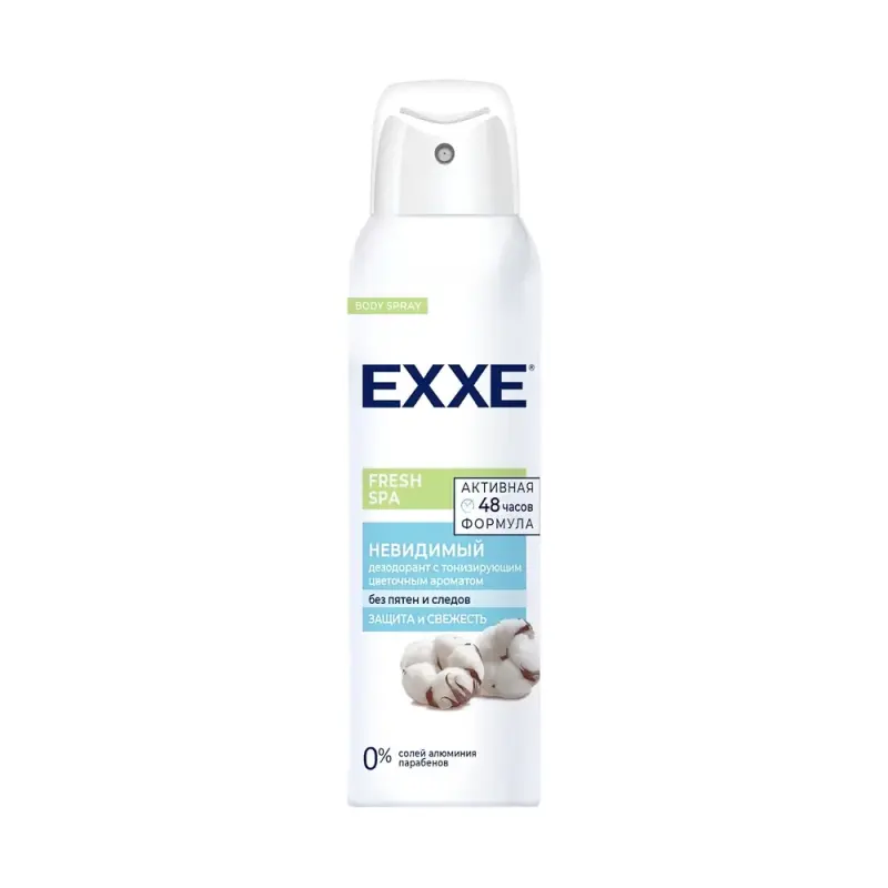 EXXE дезодорант Fresh SPA Невидимый, 150 мл