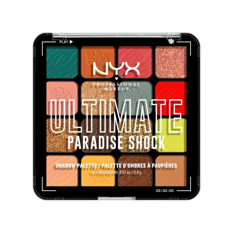 NYX ULTIMATE SHAD PAL 16-PAN PARADISE S Палитра теней