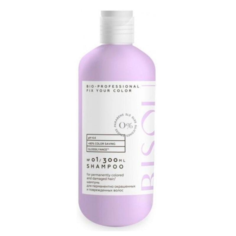 Bisou Bio-Prof Шампунь FIX YOUR COLOR для окрашенных волос 300 мл