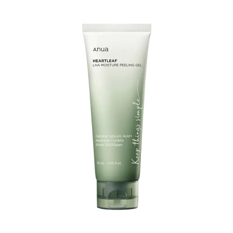 ANUA HEARTLEAF LHA MOISTURE PEELING GEL Увлажняющий пилинг-гель с LHA и экстрактом houttuynia cordata 120ml
