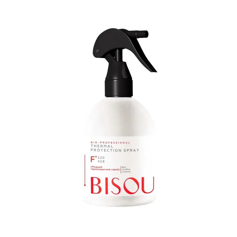 Bisou Bio-Professional,Термозащитный спрей, защита до 220С, 285мл