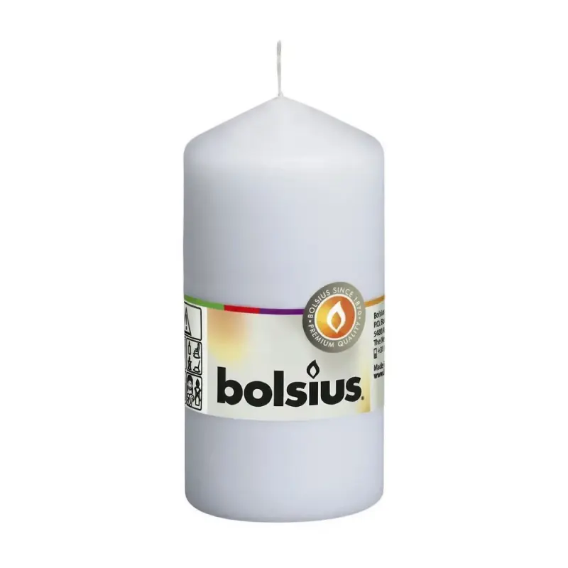 Bolsius Парафиновые свечи, Pillar c. 120/58 ce1 WHI
