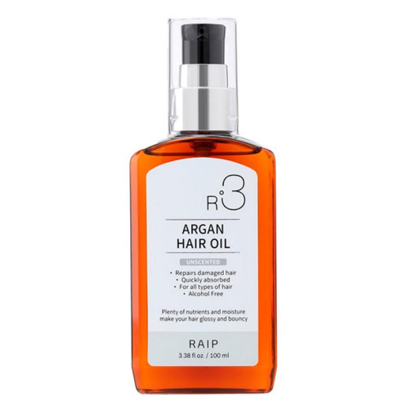 RAIP R3 ARGAN HAIR OIL UNSCENTED Аргановое масло для волос без аромата 100 мл