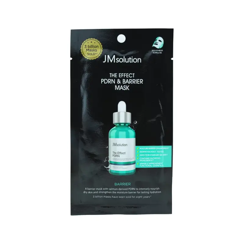 JMSOLUTION THE EFFECT PDRN & BARRIER MASK Увлажняющая маска с пантенолом и CICA-комплексом JMsolution Panthelene Intensive Barrier Mask 30 мл
