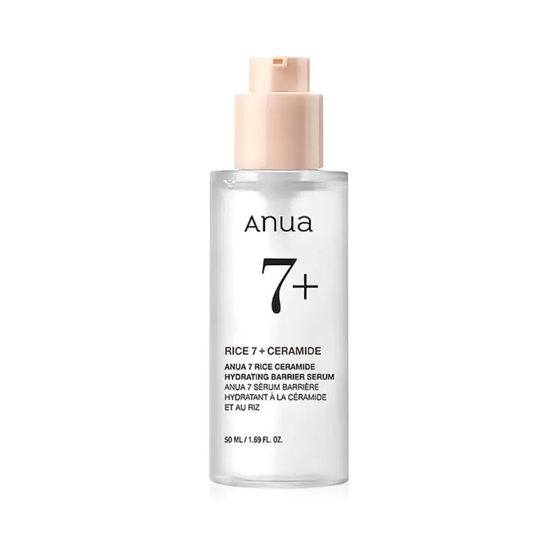ANUA 7 RICE CERAMIDE HYDRATING BARRIER SERUM Увлажняющая сыворотка с керамидами и экстрактом риса 50ml