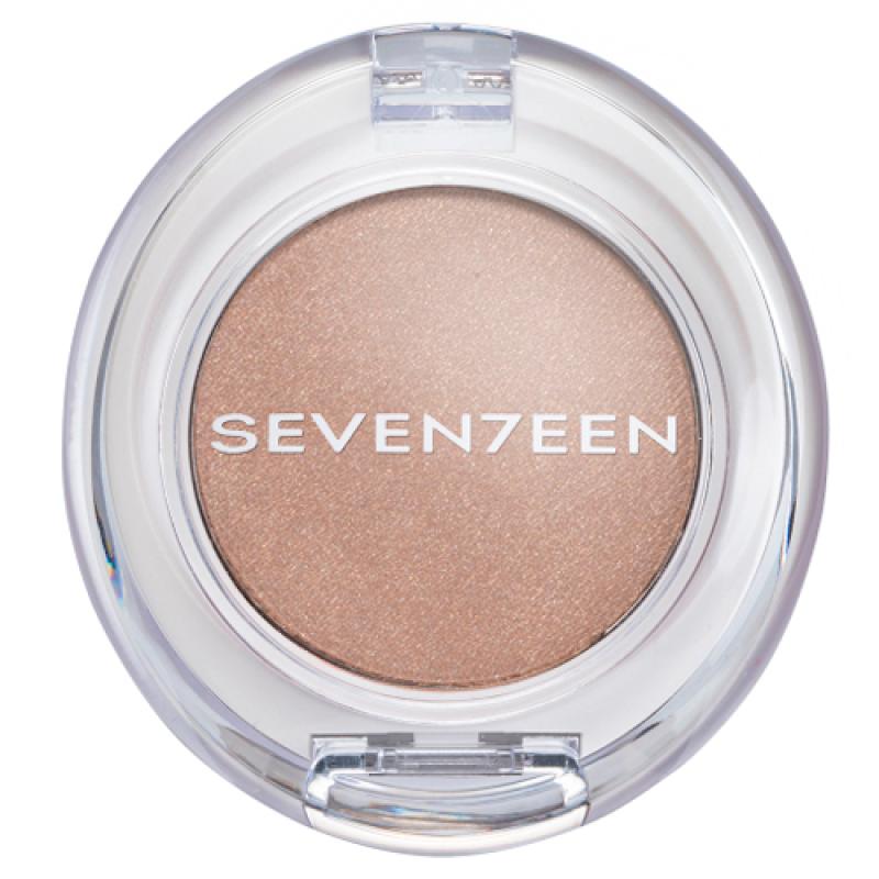 Seventeen Тени д/век компактные базовые т.104  SILKY SHADOW BASE искр.беж