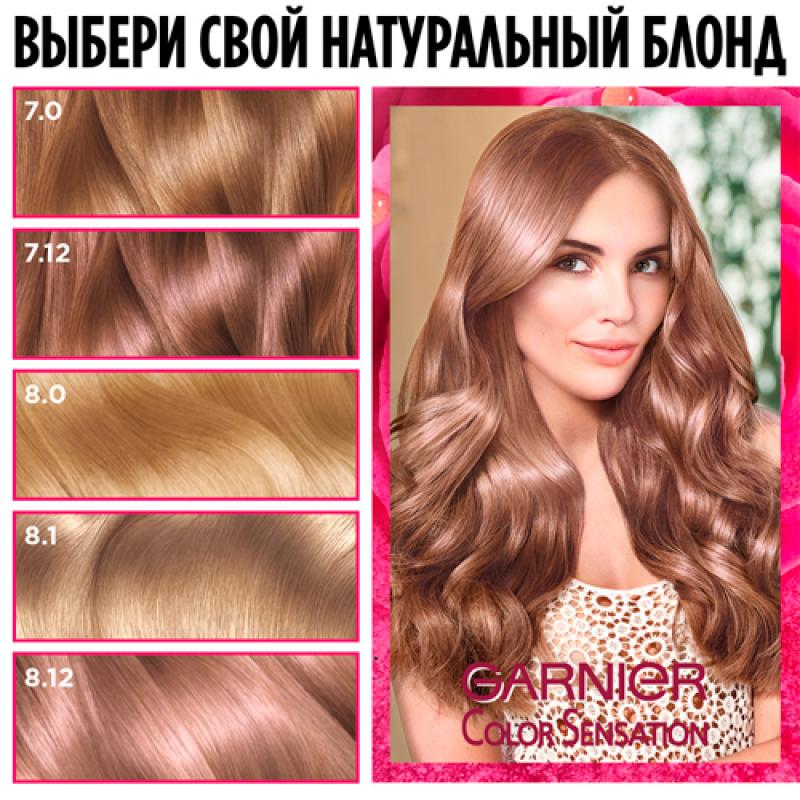 Garnier Краска для волос COLOR SENSATION тон 7.0 Изысканный золотистый топаз