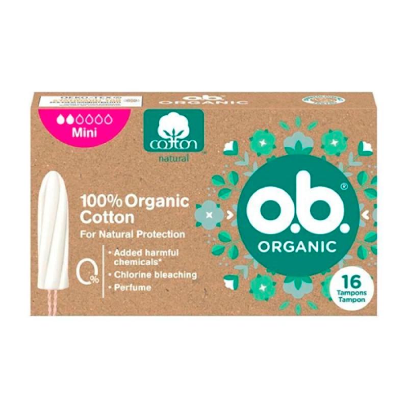 o.b.® Тампоны Organic нормал Mini 16 шт (TR)