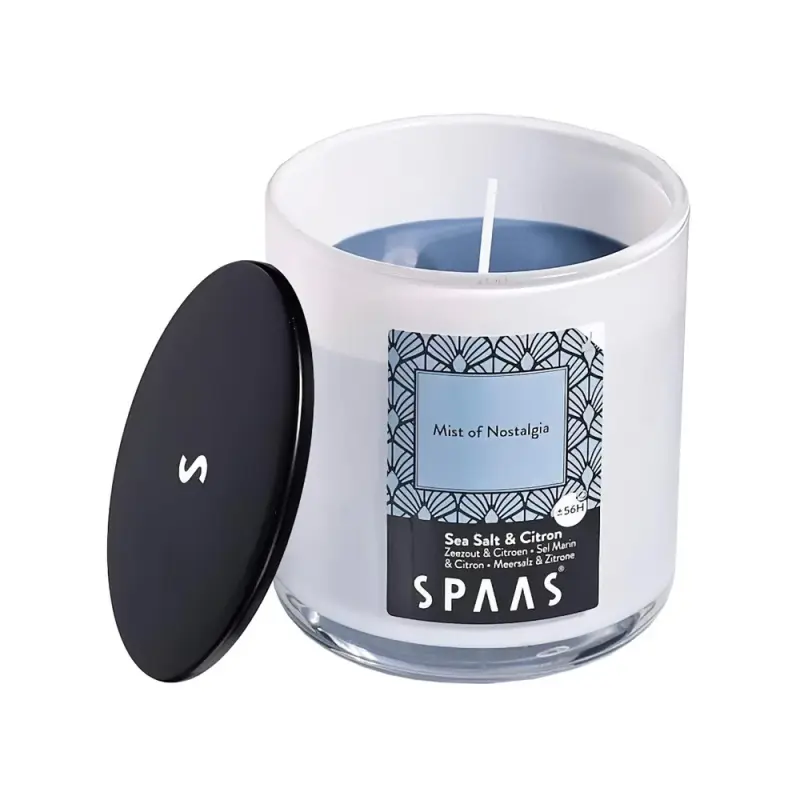 SPAAS Свеча ароматическая Glass alu lid Mist of nostalgia