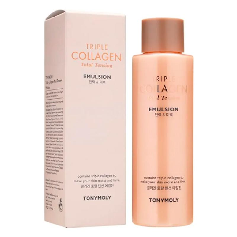 TONY MOLY Эмульсия для лица TRIPLE COLLAGEN TOTAL TENSION EMULSION 200 ml