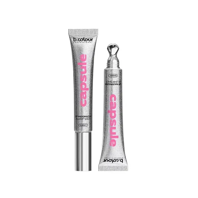7DAYS Блеск для губ 01 SHINY плампинг метал аппликатор, B.COLOUR PROFESSIONAL, 12ML