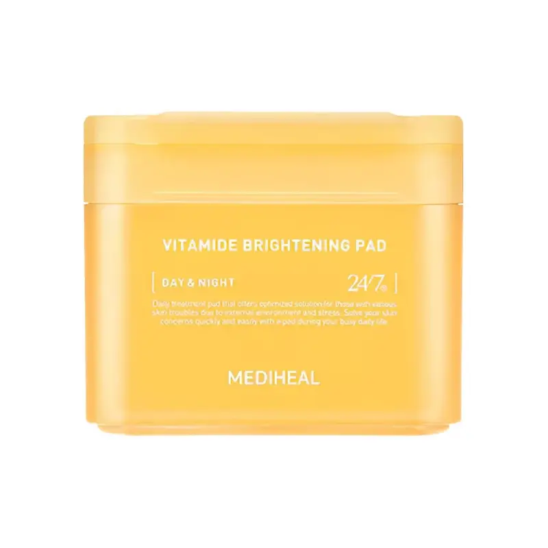 MEDIHEAL VITAMIDE BRIGHTENING PAD Осветляющие тонер-пэды с витаминами 100 шт 170 мл