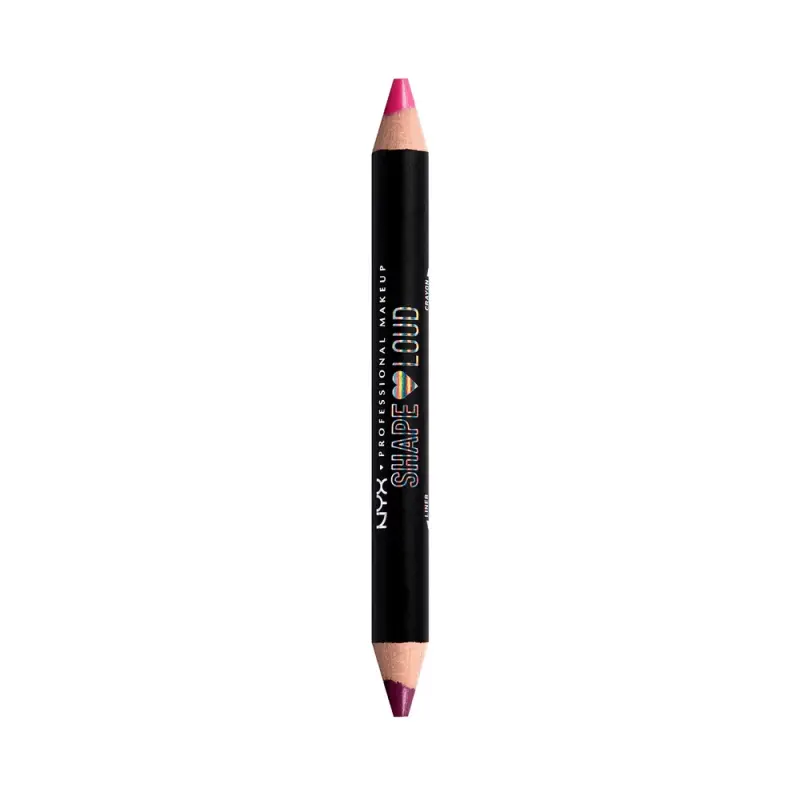 NYX Двусторонний карандаш для губ SHAPE LOUD PRIDE №04 IT'S A LEWK 2,1 гр