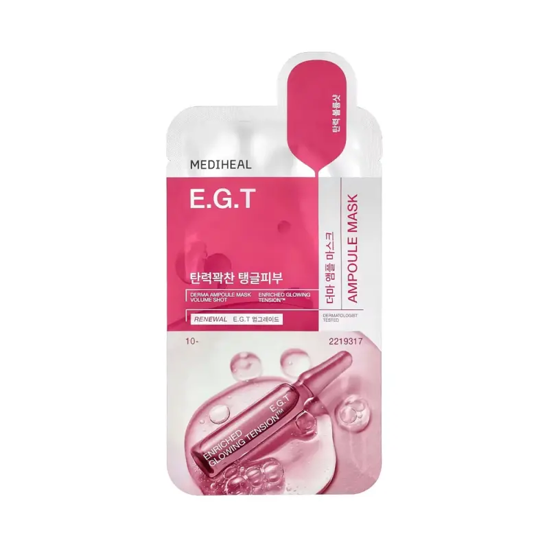 MEDIHEAL DERMA AMPOULE MASK E.G.T Питательная ампульная маска 26 мл