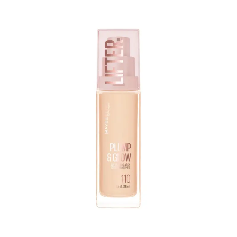 Maybelline Тональный крем Maybelline New York Lifter Plump&Glow Foundation SPF15 оттенок 110 30 мл