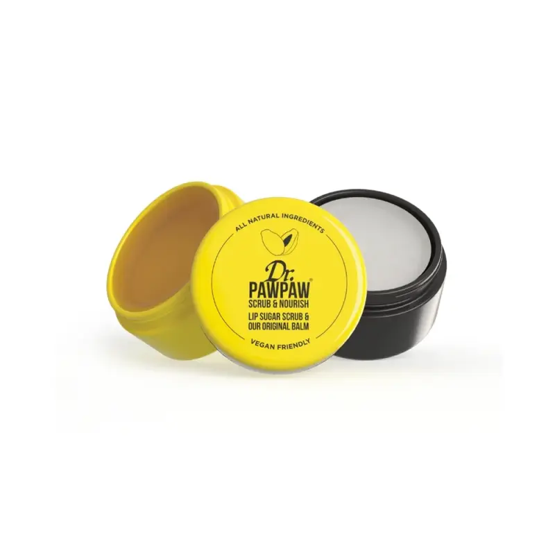 DR.PAWPAW Scrub & Nourish Eurohook Скраб и Бальзам для губ 16 мл