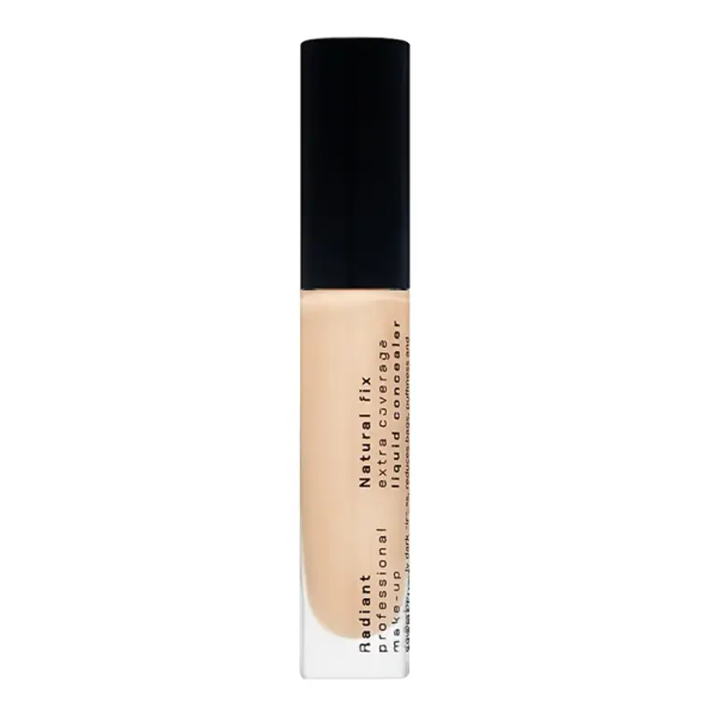 RADIANT  NATURAL FIX EXTRA COVER LIQUID CONCEALER No 1 - IVORY Матовый консилер с высокой плотностью покрытия NATURAL FIX EXTRA COVERAGE, т.01 айвори беж