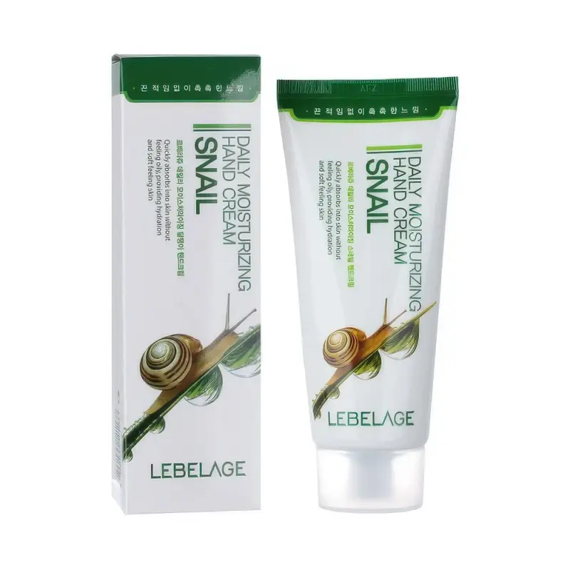 LEBELAGE Ежедневный крем для рук с муцином улитки DAILY MOISTURIZING SNAIL HANDCREAM