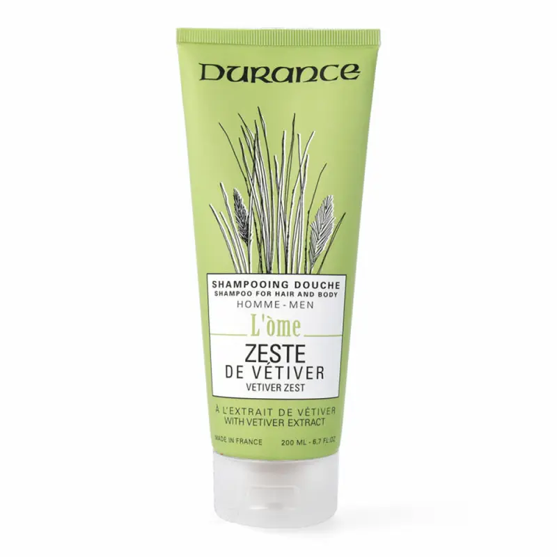 Durance Парфюмированный шампунь for Hair and Body Vetiver Zest with Vetiver extract 200 mL