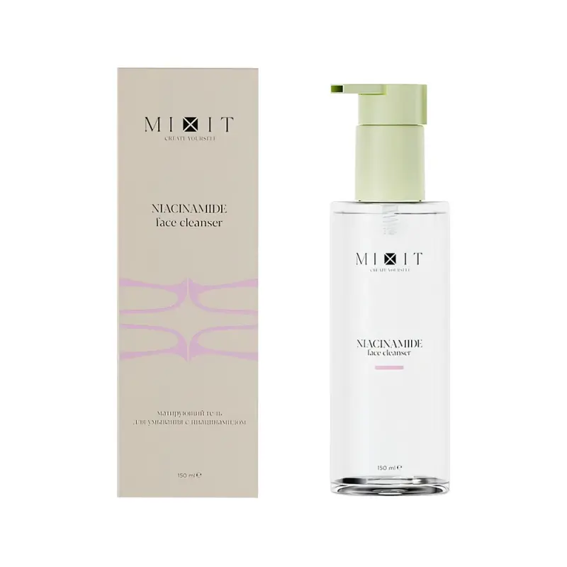 MIXIT Матирующий гель для умывания с ниацинамидом Niacinamide Face Cleanser 150мл