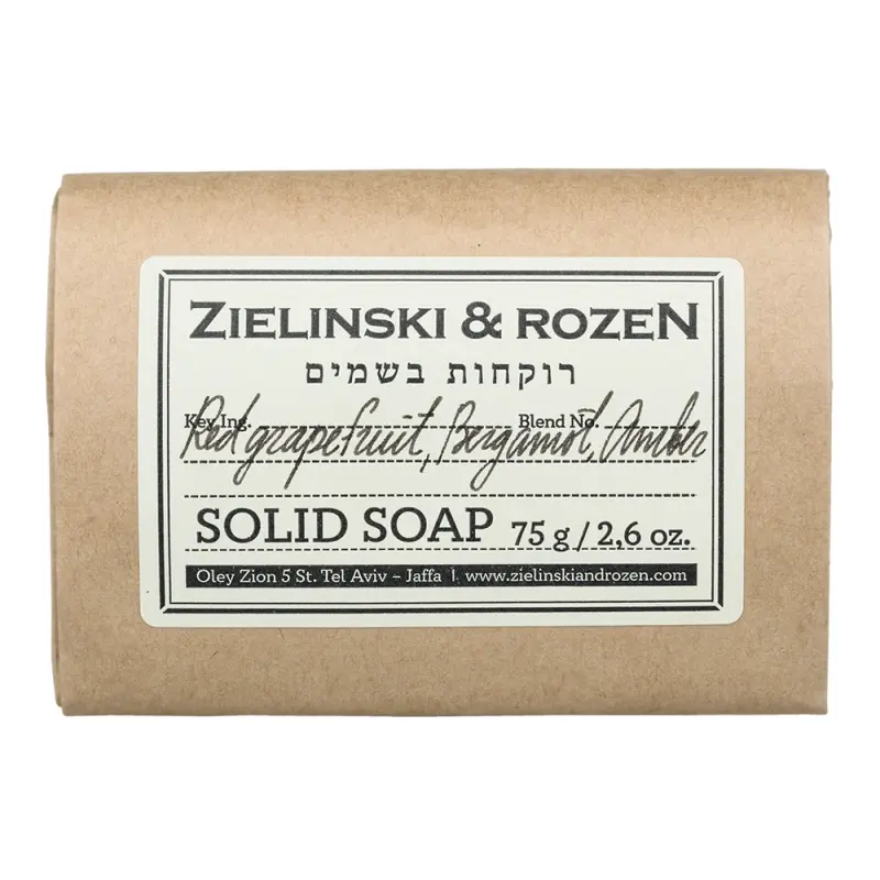 Zielinski & Rozen Solid soap Patchouli, Jasmine, Lemon Твердое мыло Пачули, Жасмин, Лимон 75гр