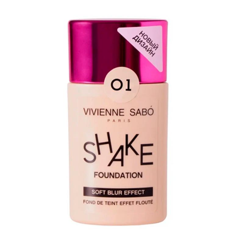 Vivienne Sabo Тональный крем с натуральным блюр эффектом Fond de teint effet floute Shakefoundationтон 01