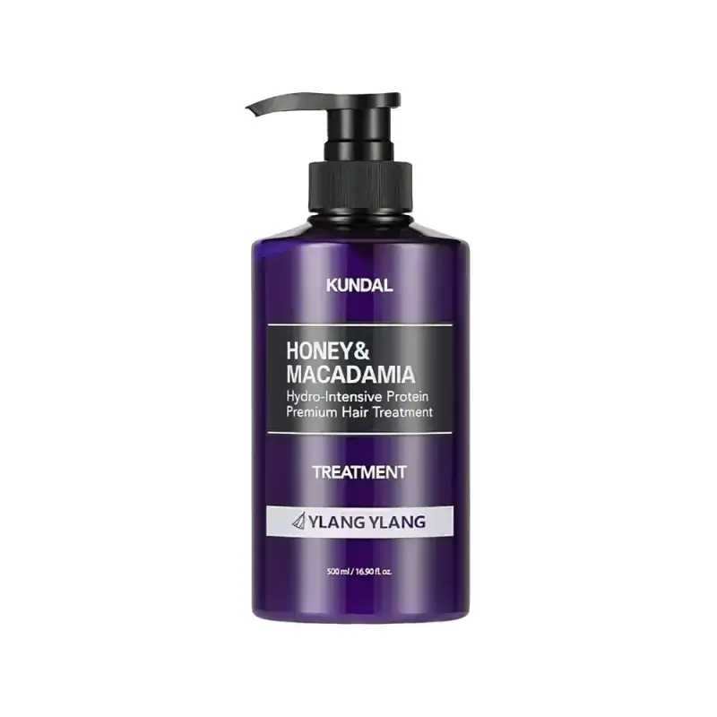KUNDAL КОНДИЦИОНЕР ДЛЯ ВОЛОС HONEY/MACADAMIA PROTEIN PREMIUM TREATMENT 500ML (KUNDAL) YLANG YLANG