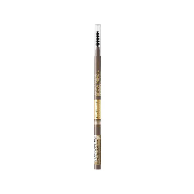 Eveline ВОДОСТОЙКИЙ КАРАНДАШ ДЛЯ БРОВЕЙ № 02 SOFT BROWN MICRO PRECISE BROW PENCIL