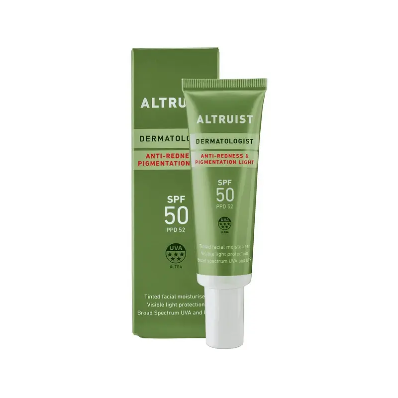 ALTRUIST Anti-redness & Pigmentation SPF50 LIGHT  Легкое средство против покраснений и пигментации SPF50