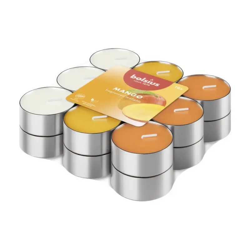 Bolsius Парафиновые свечи Frag Tealight 3,5hr pck18 MAN