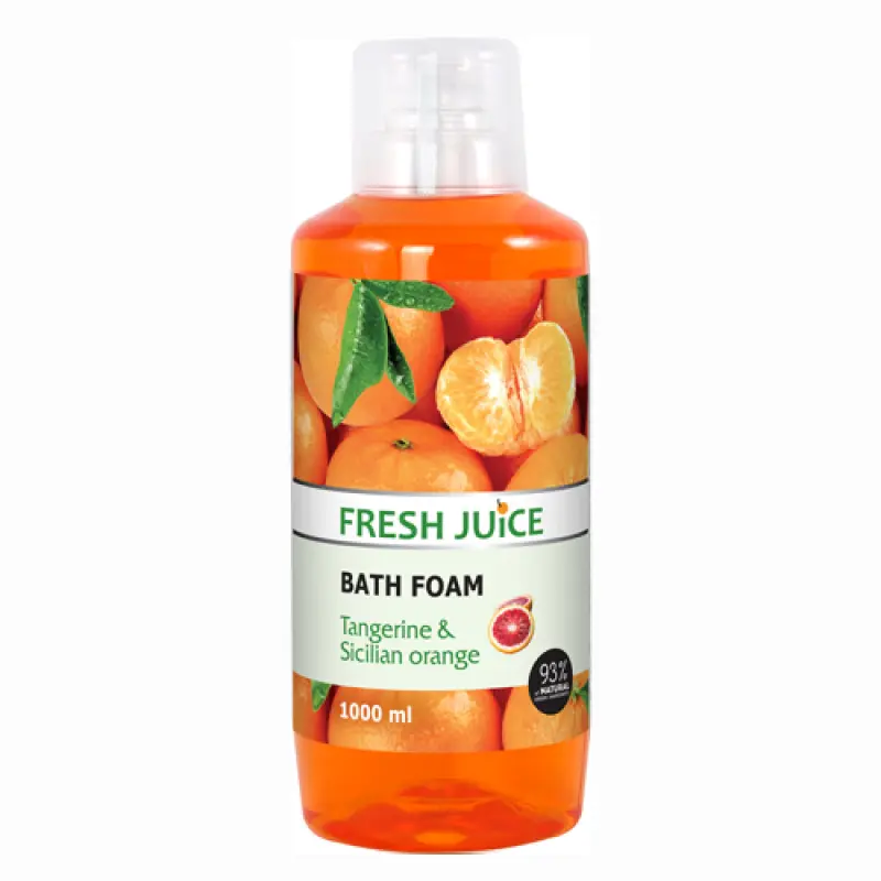 Fresh Juice Пена для ванн Tangerine & Sicilian Orange, 1000 мл