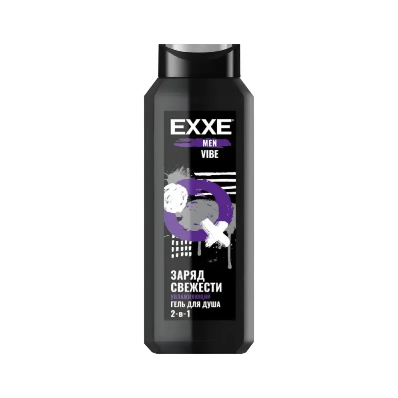 EXXE MEN 2в1 Увлажняющий VIBE Гель для душа, 400 мл