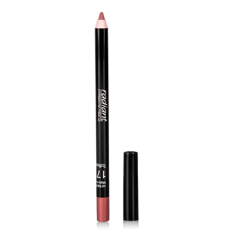 RADIANT  SOFT LINE WATERPROOF LIP PENCIL No 17 - TOFFEE Карандаш для губ водостойкий Softline Waterproof Lip Pencil, т. 17 тоффи