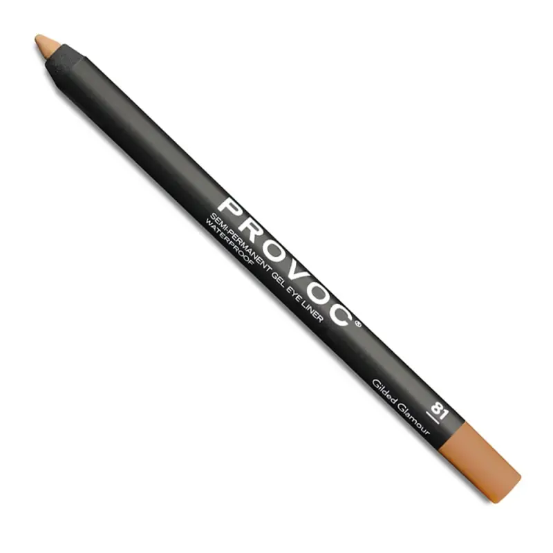PROVOC Semi-Permanent Gel Eyeliner WP 81 Gilded Glamour Гелевый водостойкий карандаш подводка для глаз EYL81