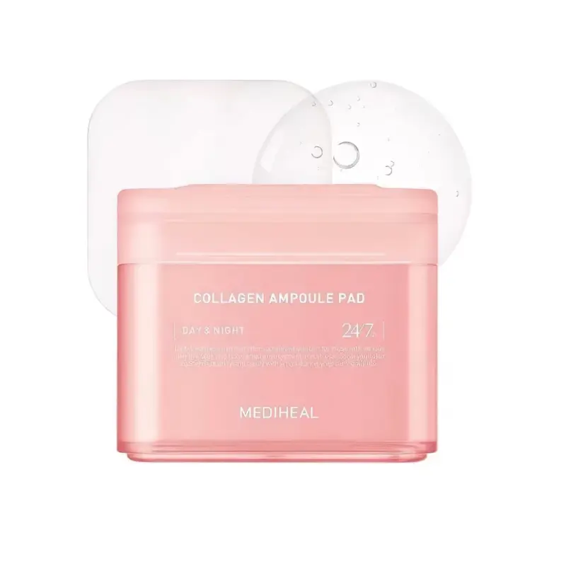 MEDIHEAL COLLAGEN AMPOULE PAD Тонер-пэды коллагеновые 100 шт 170 мл
