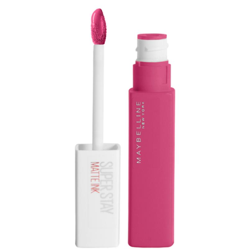 Maybelline Super Stay Matte Ink  Супер стойкая жидкая матовая помада для губ , оттенок 150 Правитель, розовый, 5 мл