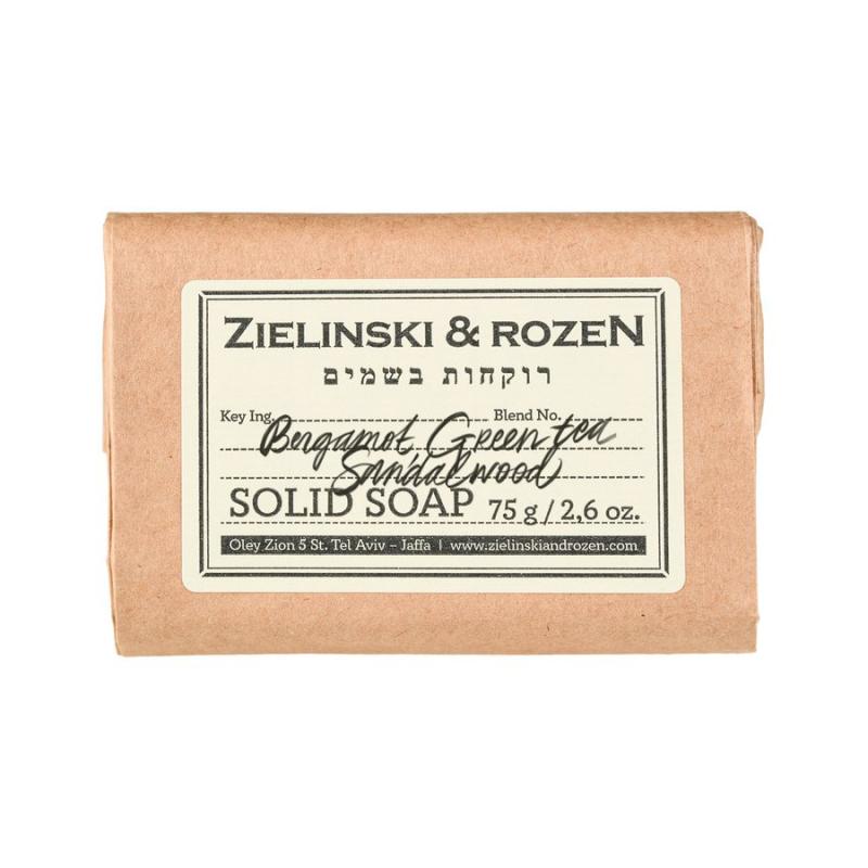 Zielinski & Rozen Твердое мыло 2505 Бергамот, Зеленый Чай, Сандал (75гр)
