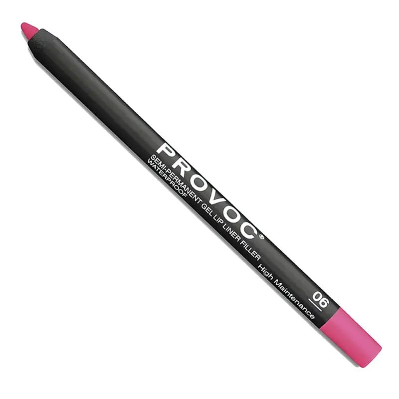 PROVOC Semi-Permanent Gel Lip Liner Filler WP 06 High Maintenance Гелевая подводка в карандаше для губ LPL06
