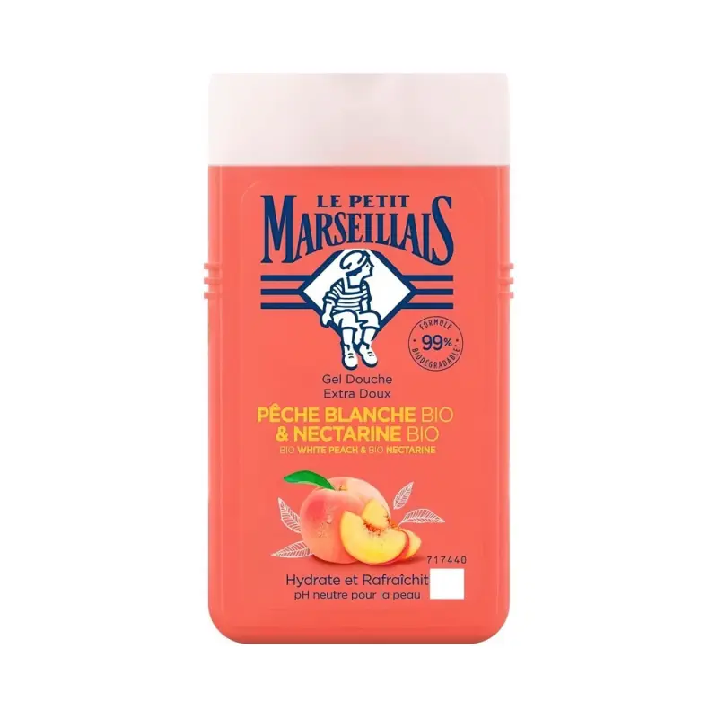 Le Petit Marseillais® Гель для душа «Белый персик и Нектарин» 250 мл (TR)