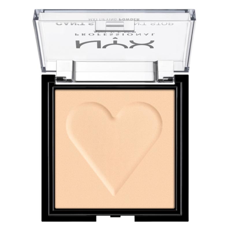 NYX Professional Makeup, Матирующая пудра CAN'T STOP WON'T STOP MATTIFYING POWDER, оттенок 02, LIGHT, 6 гр